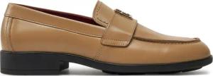 Tommy Hilfiger Slipper Th Leather Classic Loafer FW0FW07961 Khakifarben