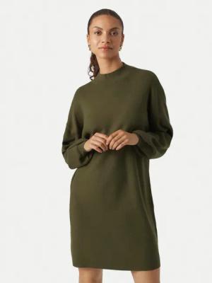 Vero Moda Strickkleid Nancy 10249116 Grün Relaxed Fit