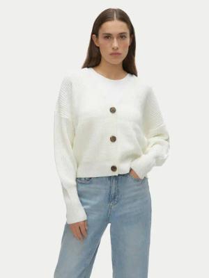 Vero Moda Strickjacke Lea 10249632 Weiß Regular Fit