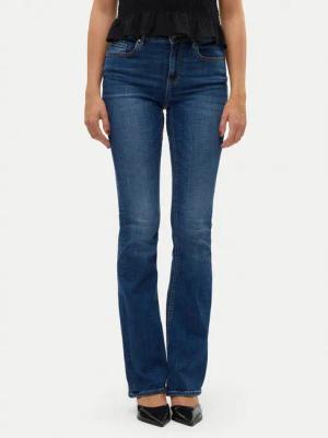 Vero Moda Jeans Flash 10310511 Dunkelblau Flared Fit