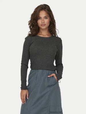 ONLY Bluse Carlotta 15291987 Grau Regular Fit