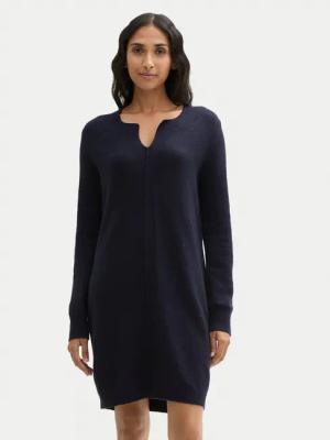 Tom Tailor Strickkleid 1044536 Dunkelblau Regular Fit