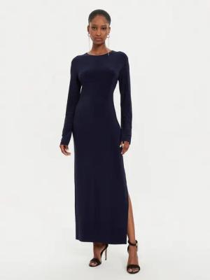 NORMA KAMALI Abendkleid KK2243PLE33951 Dunkelblau Slim Fit