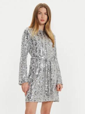 Vero Moda Coctailkleid Efa 10321447 Silberfarben Regular Fit