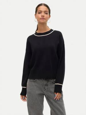 Vero Moda Pullover Saba 10318077 Schwarz Regular Fit
