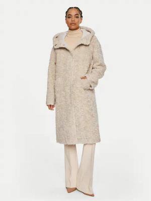 Luisa Spagnoli Fellmantel Serra 541290 Beige Oversize