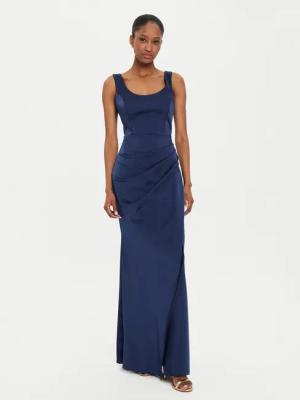 Rinascimento Abendkleid CFC0120523003 Dunkelblau Regular Fit