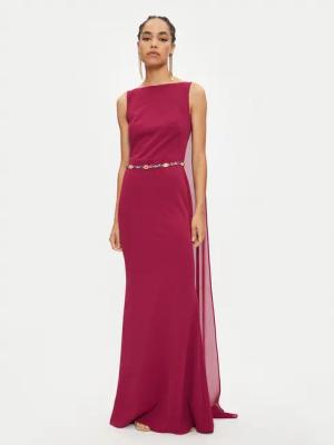 Rinascimento Abendkleid CFC0120016003 Dunkelrot Regular Fit