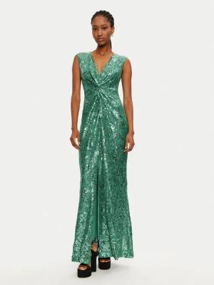 Rinascimento Abendkleid CFC0121922003 Grün Regular Fit
