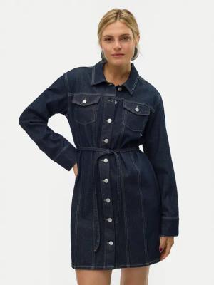 Vero Moda Jeanskleid Oda 10321127 Dunkelblau Regular Fit