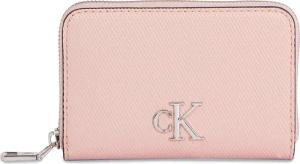 Calvin Klein Jeans Kleine Damen Geldbörse Minimal Monogram M Zip Around T K60K611970 Rosa