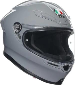 AGV Motorradhelm K6 S Helm (mit Handschuhen, waschbar), vorbereitet für Kommunikationssystem,Notfallsystem-Polsterung (EQ