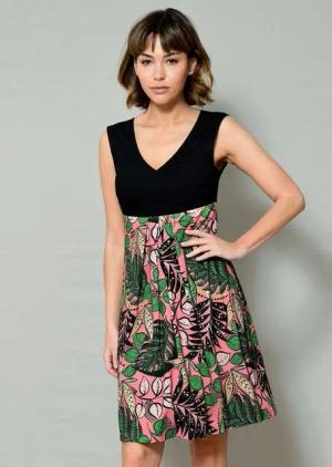Alba Moda Strandkleid Strandkleid mit grafischem Druck