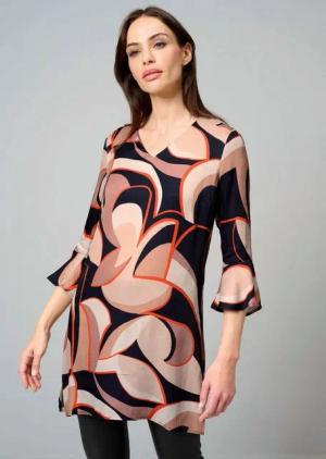 Alba Moda Tunika Tunika mit femininen Volants
