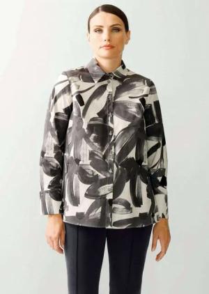 Alba Moda Hemdbluse Bluse mit Knopfleiste