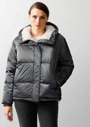 Alba Moda Steppjacke Steppjacke mit Teddyfell