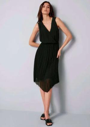 Alba Moda Midikleid Kleid mit modischem Plissee