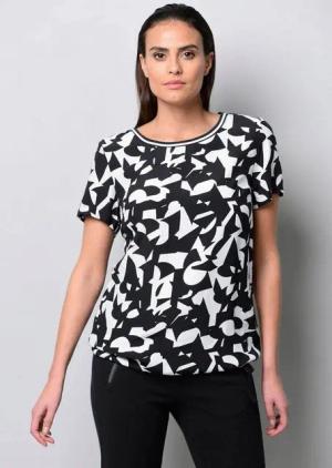 Alba Moda Shirtbluse Bluse mit Tunnelzug