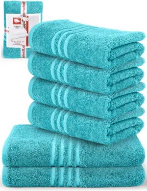 DecoHomeTextil Heimtextilmanufaktur Handtuch Handtuch Set 100% Baumwolle hochwertig kuschelweich saugstark