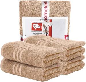 DecoHomeTextil Heimtextilmanufaktur Handtuch Handtuch Set 100% Baumwolle hochwertig kuschelweich saugstark