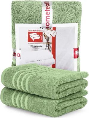 DecoHomeTextil Heimtextilmanufaktur Handtuch Handtuch Set 100% Baumwolle hochwertig kuschelweich saugstark