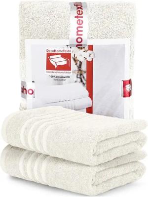 DecoHomeTextil Heimtextilmanufaktur Handtuch Handtuch Set 100% Baumwolle hochwertig kuschelweich saugstark