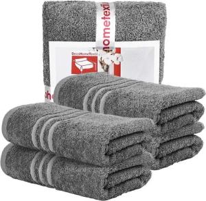 DecoHomeTextil Heimtextilmanufaktur Handtuch Handtuch Set 100% Baumwolle hochwertig kuschelweich saugstark