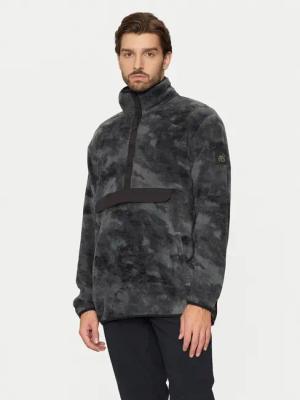 4F Fleecejacke 4FWAW24TFLEM299 Grau Loose Fit