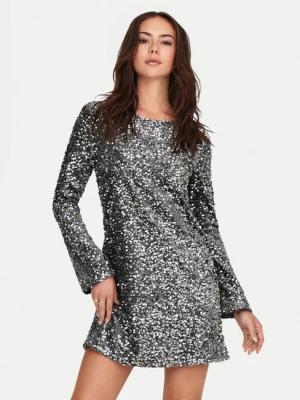 JDY Coctailkleid Sara 15337656 Silberfarben Regular Fit