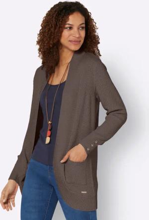 Longstrickjacke