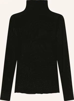 LUISA CERANO Longsleeve aus Mesh mit Schmucksteinen