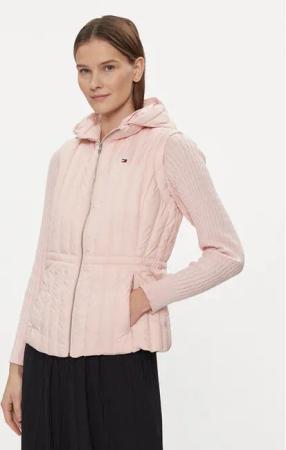 Tommy Hilfiger Bodywarmer Feminine Lw Down Vest WW0WW40485 Rosa Slim Fit