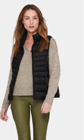 ONLY Bodywarmer New Claire 15225157 Schwarz Regular Fit