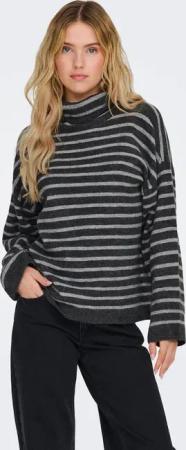 ONLY Rollkragenpullover "ONLTALIO LS STRIPE ROLLNECK BF KNT"