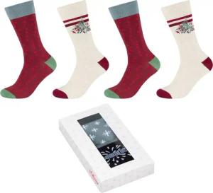 s.Oliver Socken "Weihnachtssockenbox 4er Pack"
