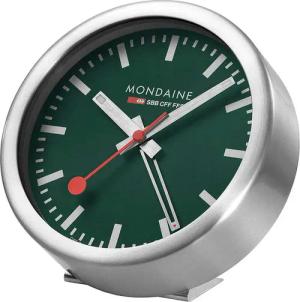 Mondaine A997.MCAL.66SBV.1 waldgrüne mini Wanduhr Tischuhr & Wecker 12,5 cm