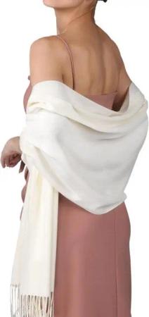 Coonoor Modeschal Damen Kaschmir Schultertuch Abendkleid festlich Schal, mit quasten/fransen, Tücher für abendkleid Stola Scarf Winterschal