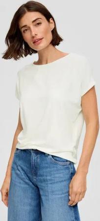 s.Oliver Shirttop T-Shirt aus Viskosestretch im Relaxed Fit