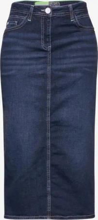 CECIL Sommerrock Style Denim Skirt Maxi Dark Bl