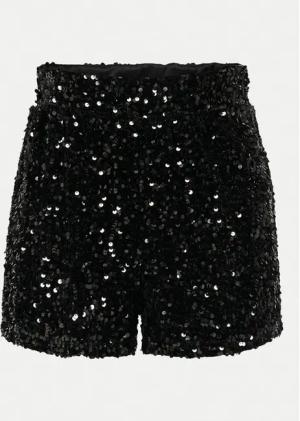 Kids ONLY Stoffshorts 15318020 Schwarz Regular Fit
