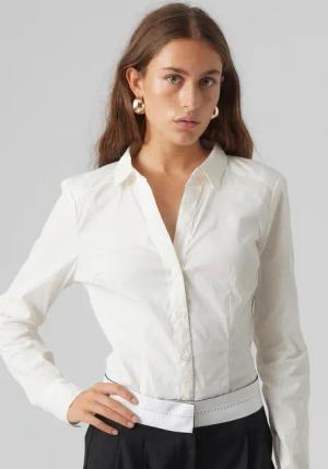Vero Moda Blusenbody "VMLADY L/S G-STRING SHIRT WVN NEW NOOS"