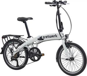 Tretwerk E-Bike "Akimbo", 8 Gang, Shimano, Acera M3020 SGS, Heckmotor 250 W, Pedelec, Elektrofahrrad für Damen u. Herren