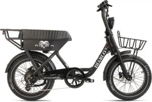 DIABLO BIKES E-Bike "X1", 7 Gang, Shimano, Tourney, Heckmotor 250 W, Pedelec, Elektrofahrrad für Damen u. Herren