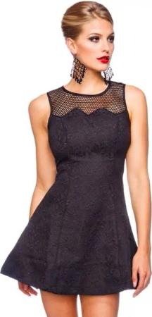 Atixo A-Linien-Kleid Minikleid Partykleid Sommerkleid Clubkleid Cocktailkleid A-Linien