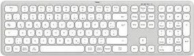 hama WK-550 Tastatur kabellos weiß