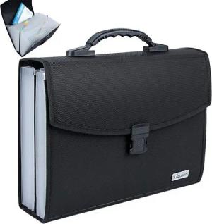 LuxusKollektion Fächermappe Datei Organizer A4 26 Taschen Akkordeon Taschen Fächermappe Tragbar
