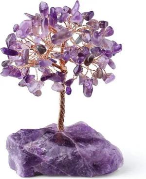 LuxusKollektion Edelstein Amethyst Kristallbaum Edelstein Geldbaum Deko Feng Shui Life Baum