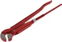 Gedore red 45° abgewinkelte Eck-Rohrzange, Spannweite 67 mm/2 Zoll, S-Maul, massiv, Zahnung versetzt, R27140020