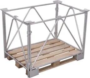 VARIOfit Palettenaufsatz Typ 68 verzinkt 1.200 x 800 mm Nutzhöhe 1.000 mm