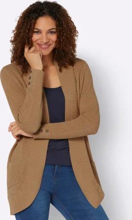 Longstrickjacke